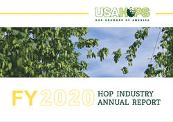 FY 2020 Hop Growers of America Annual Report